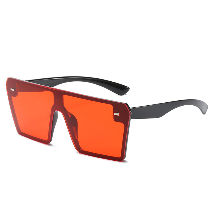 Women's Oversized Sunglasses in Futuristic Design Bowlift
