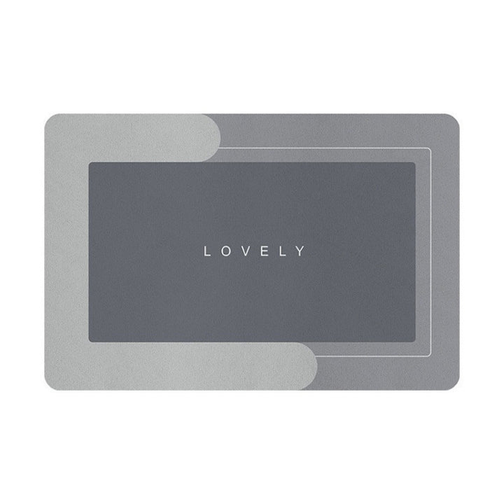 Large Rectangular Anti-Slip Silicone Placemat With Heat-Resistant Surface And Raised Edge Splash Guard
