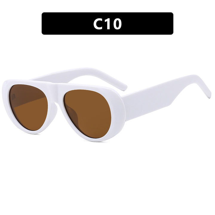 Women's fashionable sunglasses with futuristic design and polarized lenses Bowlift