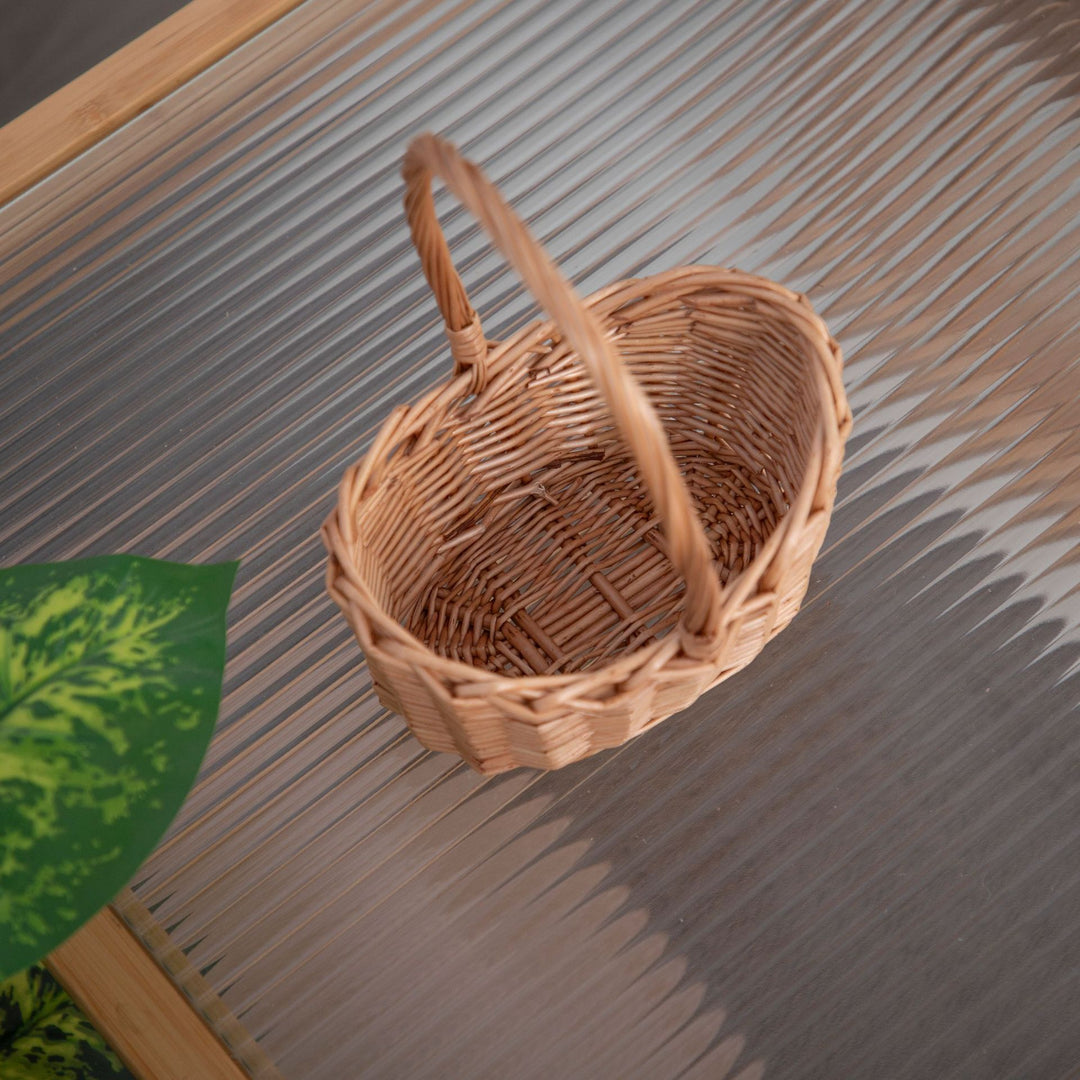 Natural Woven Handcrafted Storage Basket Bowlift