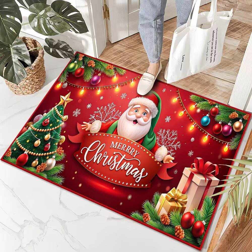Christmas Decorative Floor Mat Bowlift