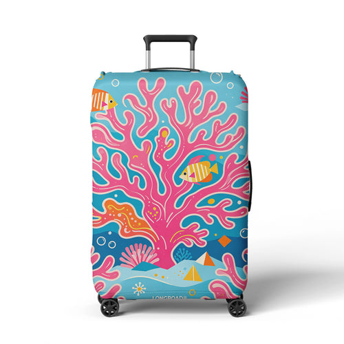 Women's suitcase sock with colorful coral design Bowlift