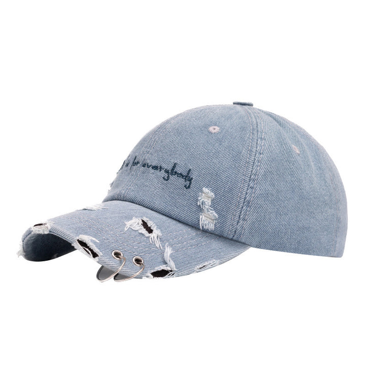 Unisex Distressed Graphic Baseball Cap Bowlift 1784270467