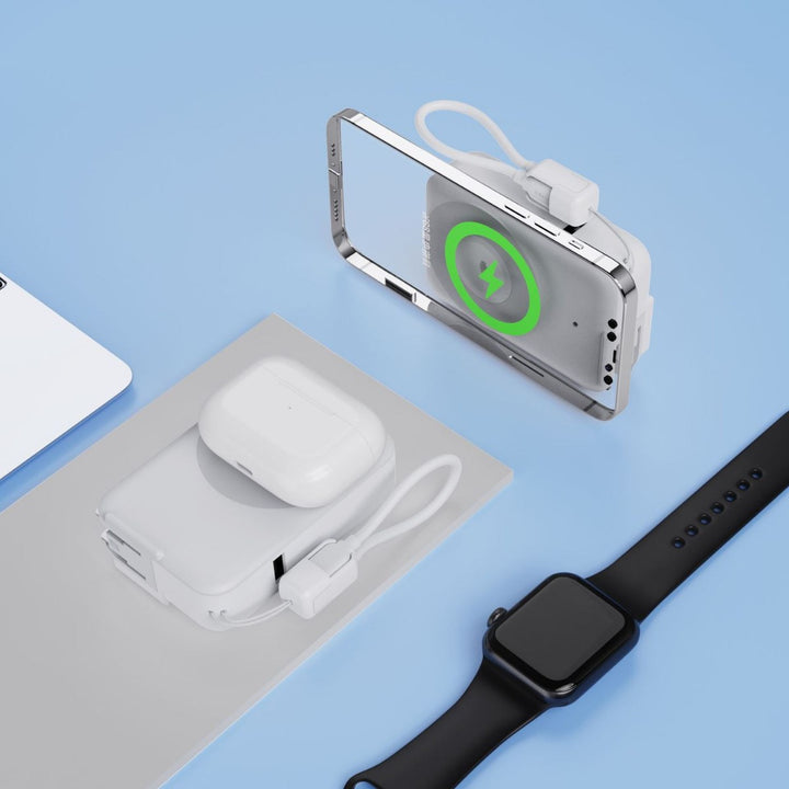 Portable Wireless Charging Unit with Magsafe Technology Bowlift