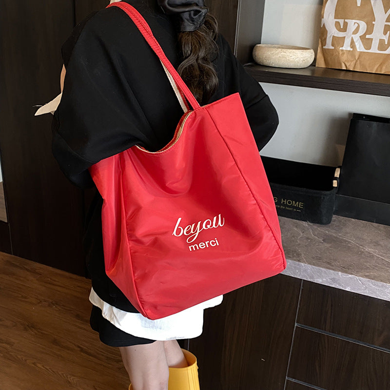 Casual Striped Beach Tote Bowlift