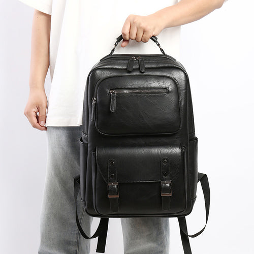 Premium Leather Organizer Backpack Bowlift