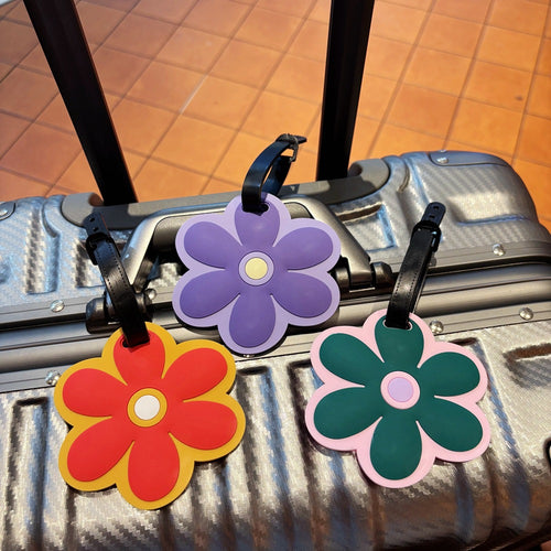 Floral Silicone Luggage Tag Bowlift