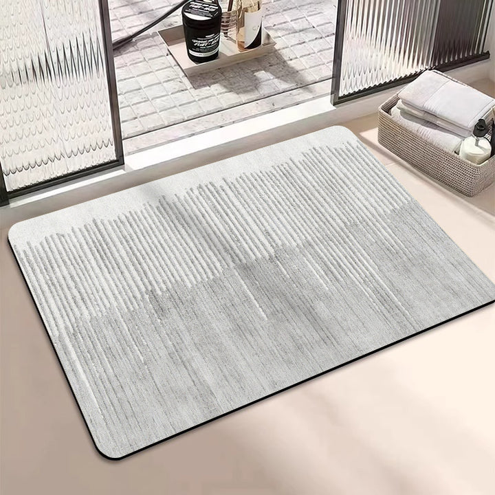 Geometric Pattern Soft Memory Foam Bath Mat Bowlift