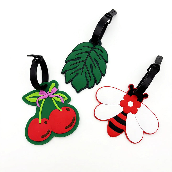 Bee-Themed Luggage Tag Bowlift