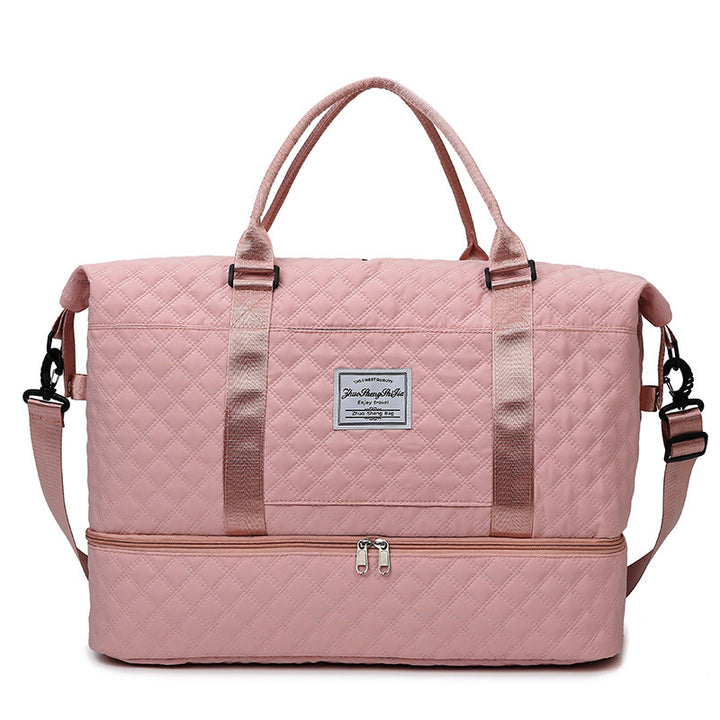 Stylish Quilted Gym Duffle Bag