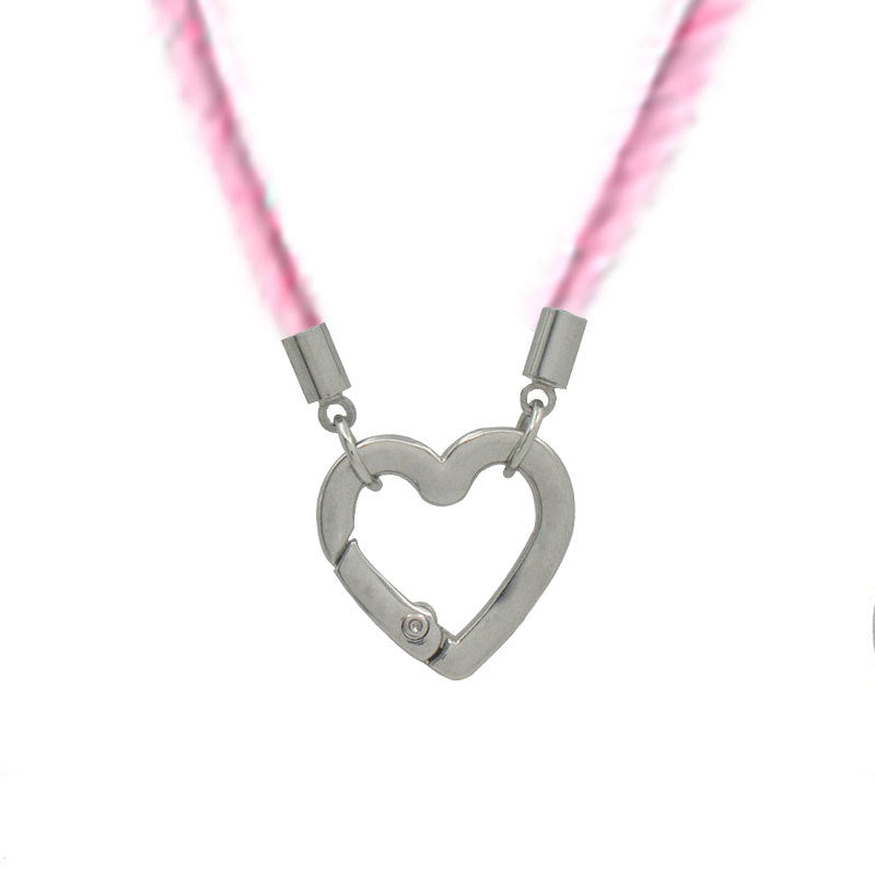 Contemporary Heart-Shaped Necklace Bowlift