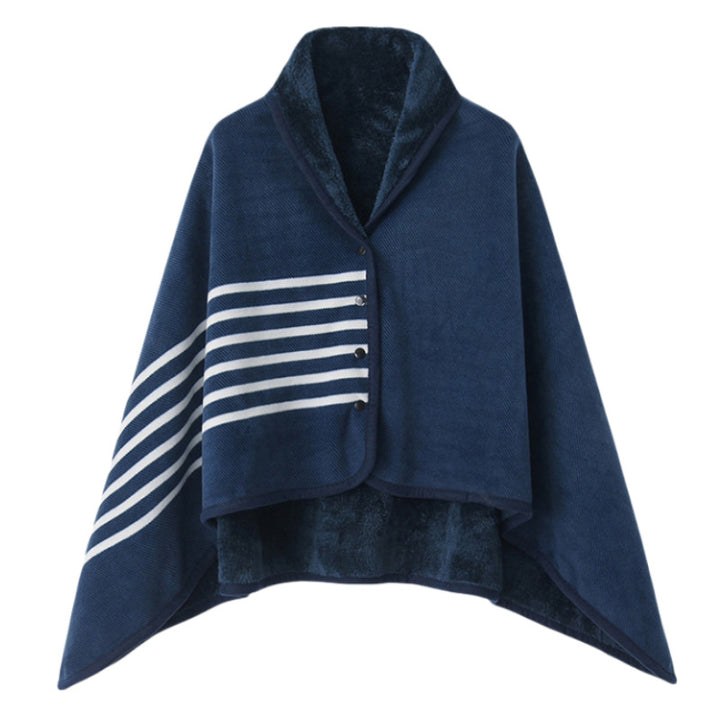 Women’s stylish hooded blanket with checkered pattern Bowlift