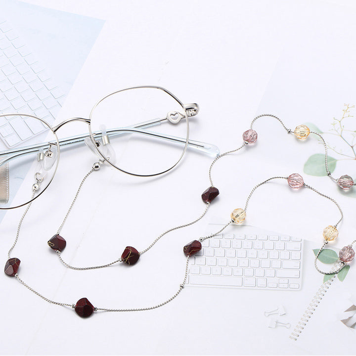 Crystal Beaded Eyewear Chain Bowlift
