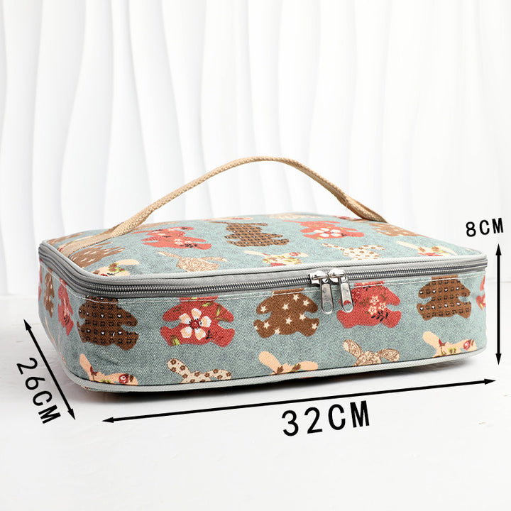 Insulated Animal-Themed Lunch Carrier Bowlift
