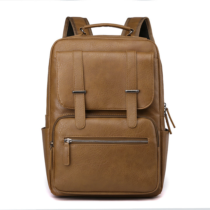Leather Laptop Backpack Bowlift