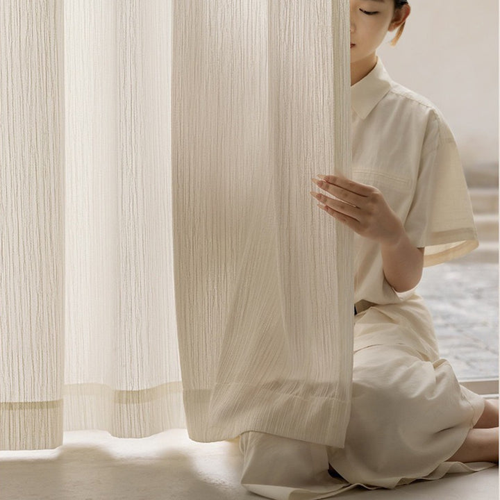Textured Linen Curtains Bowlift