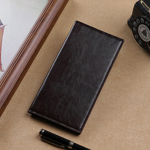 Premium Leather Long Wallet