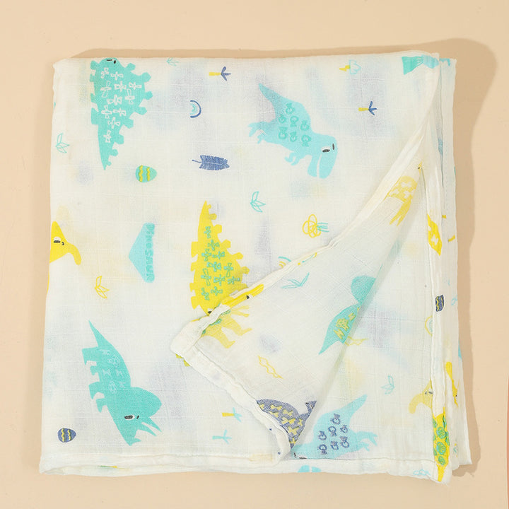 Soft Cotton Muslin Swaddle Blanket Bowlift