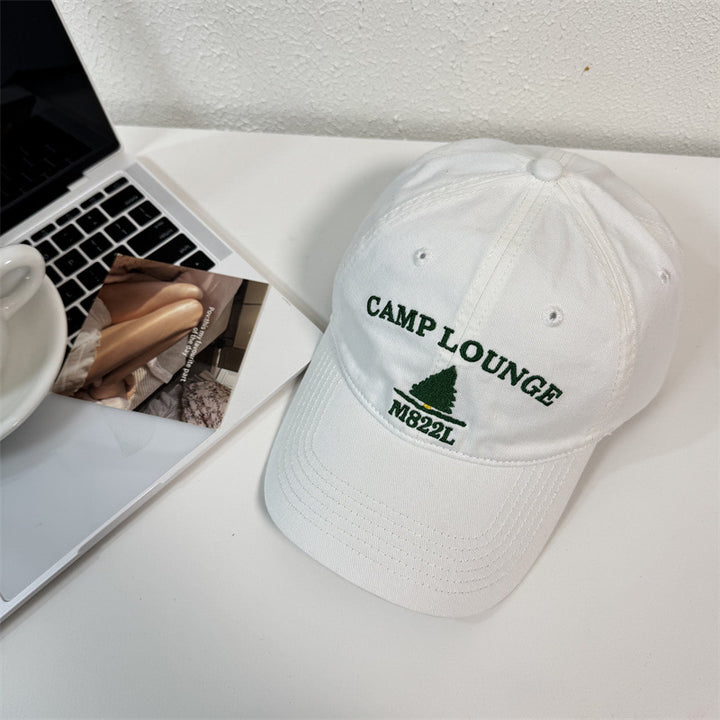 Men's Embroidered Camp Logo Baseball Cap Bowlift