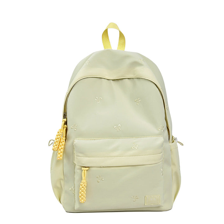 Decorative Embroidered Backpack Bowlift