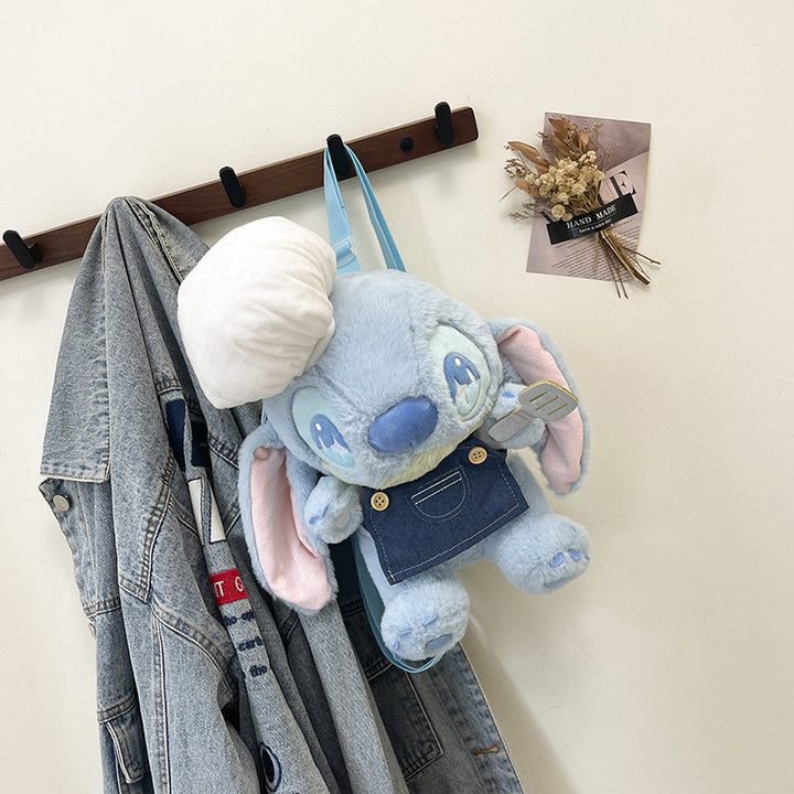 Plush shoulder bag with chef's hat Bowlift