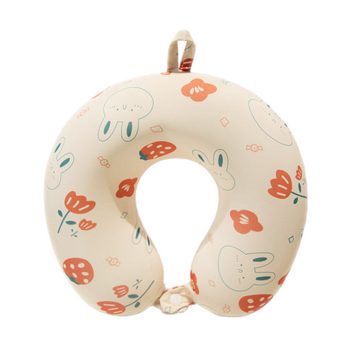 Ergonomic neck pillow with floral design Bowlift