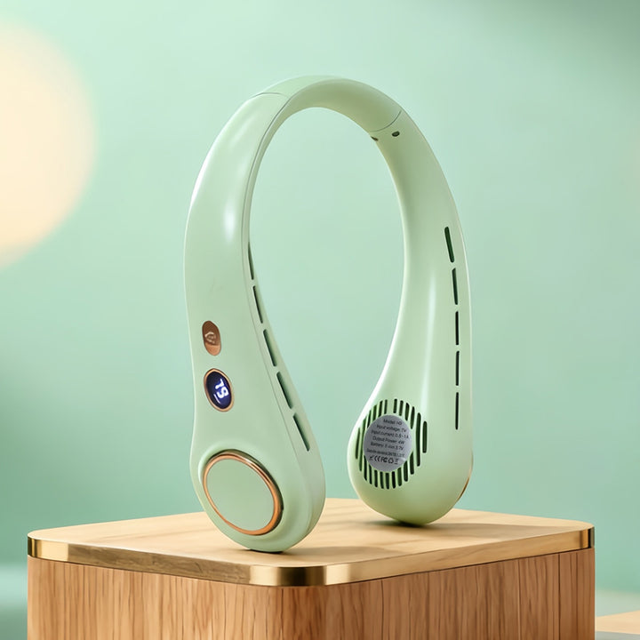 Women Portable Neck Fan with Ergonomic Design Bowlift