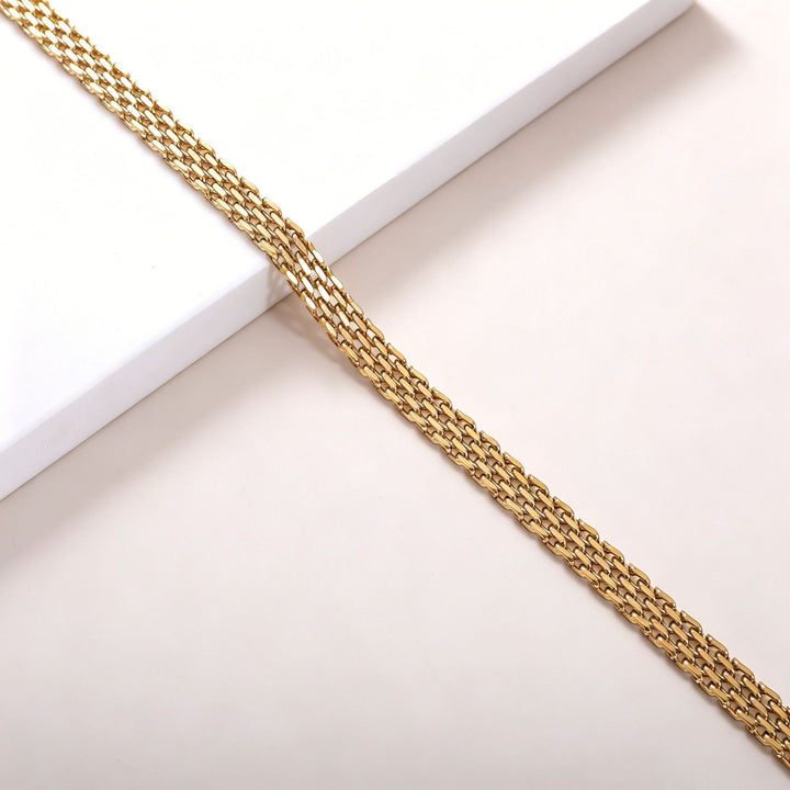 Luxe Interwoven Chain Necklace Bowlift