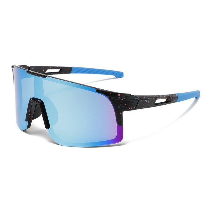 Unisex nan sporty wraparound sunglasses with polarized lenses, high UV protection and non-slip nose pad Bowlift