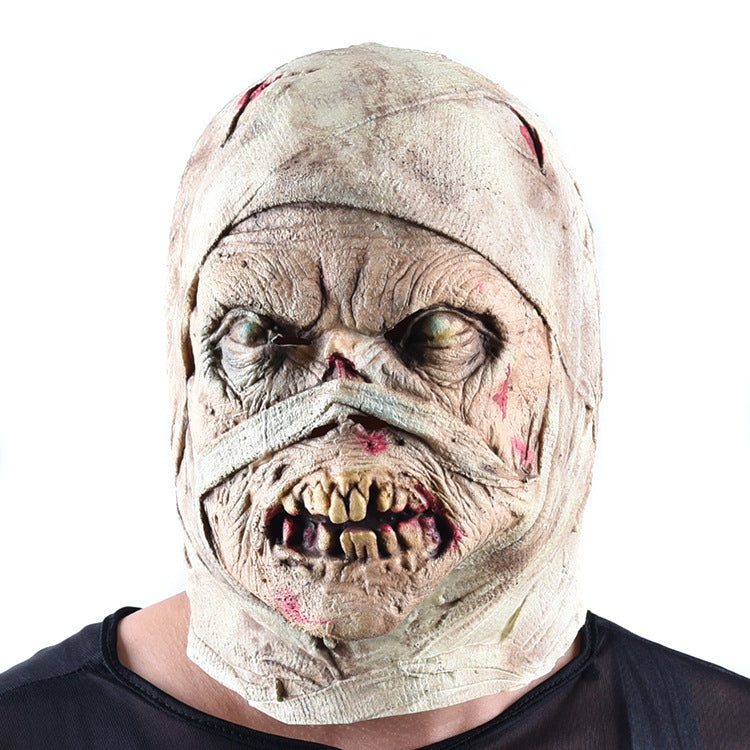 Horror-Themed Realistic Zombie Mask Bowlift