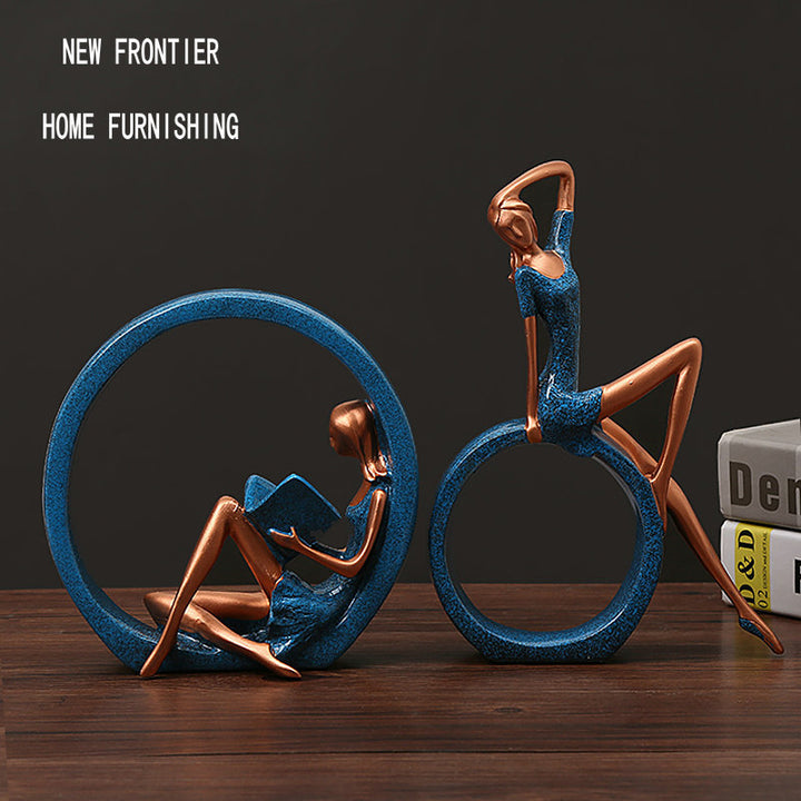Decorative art figure in modern design Bowlift