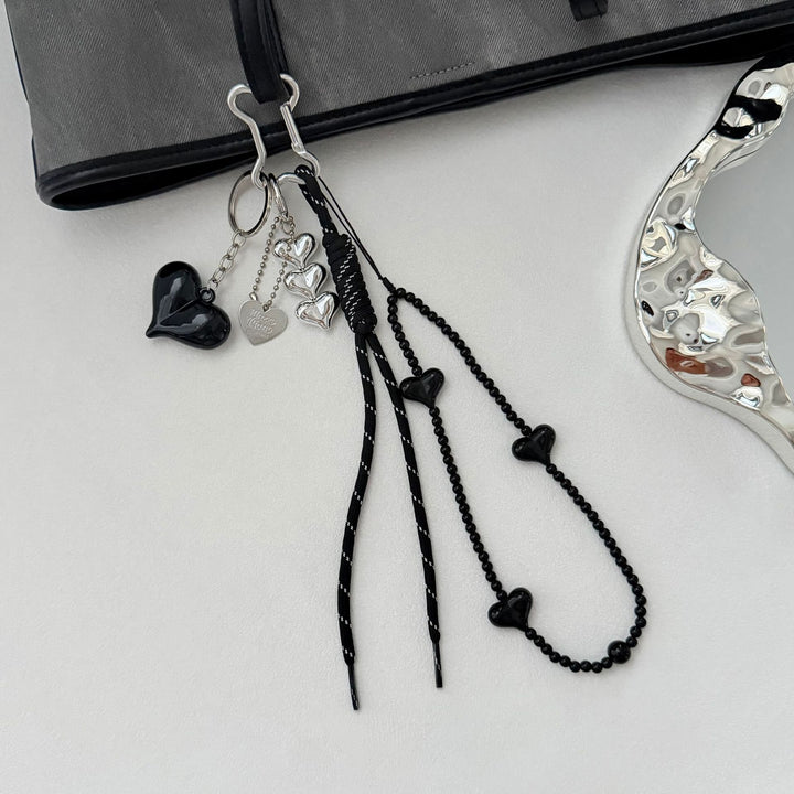 Elegant Heart Charm Keychain Bowlift