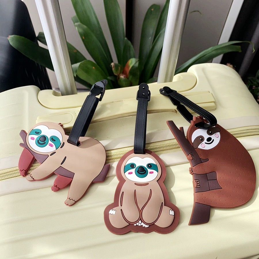 Cute Sloth Luggage Tag Bowlift