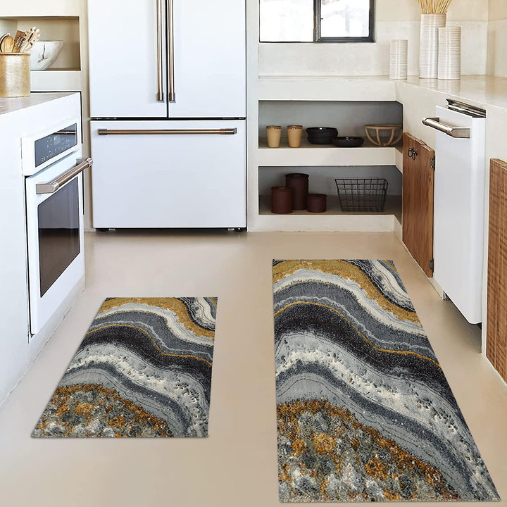 Vintage-Inspired Kitchen Mat Set Bowlift