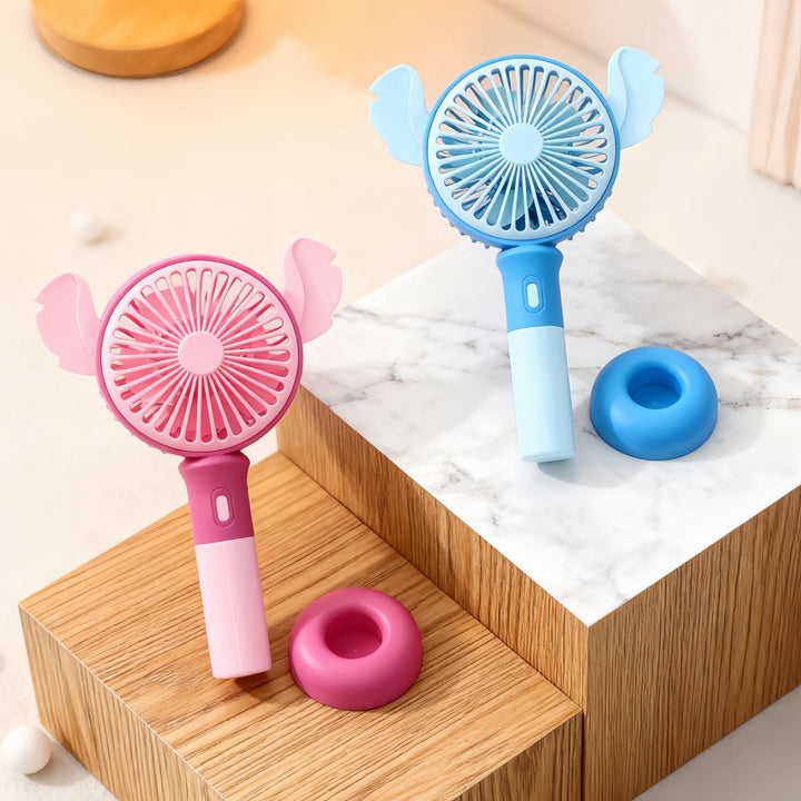 Women's portable handheld fan with funny animal design Bowlift