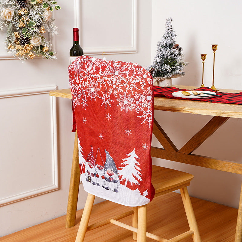 Festive chair covers with Christmas motifs Bowlift