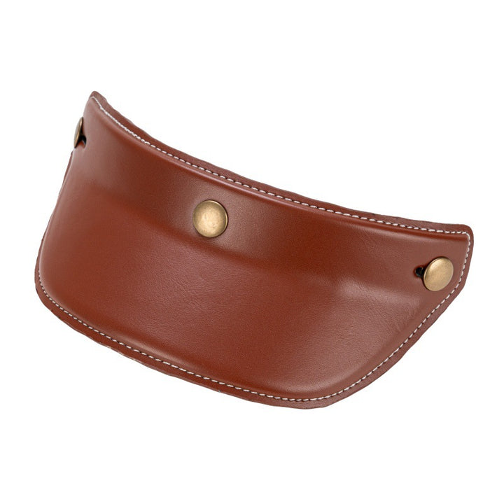 Classic Leather Helmet Visor Bowlift