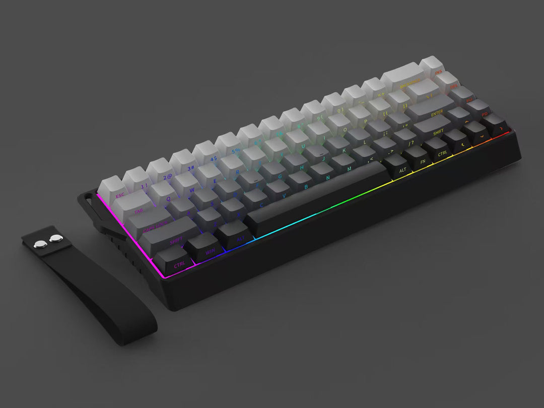 Compact Mechanical Gaming Keyboard with RGB Backlighting Bowlift