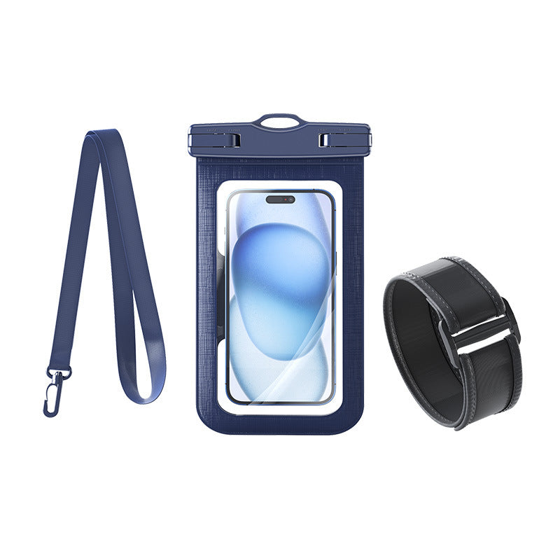 Waterproof smartphone case with adjustable carrying strap Bowlift