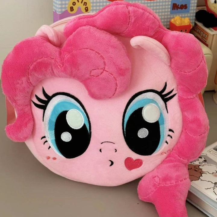 Plush shoulder bag with character design Bowlift