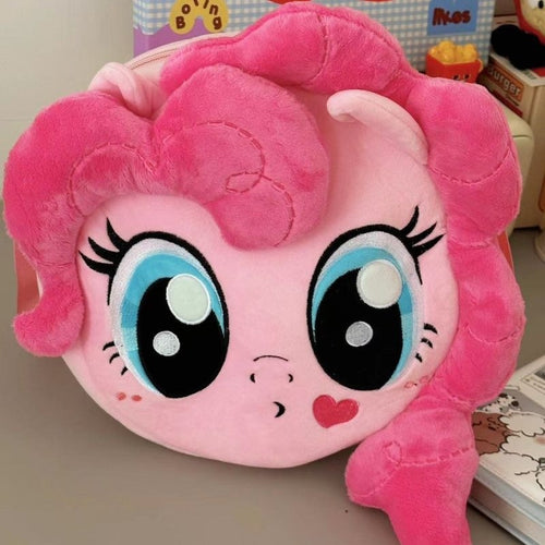 Plush shoulder bag with character design Bowlift