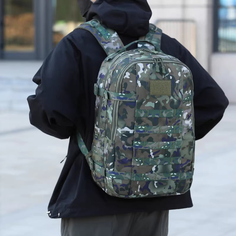 Camouflage Tactical Multi-Compartment Backpack Bowlift