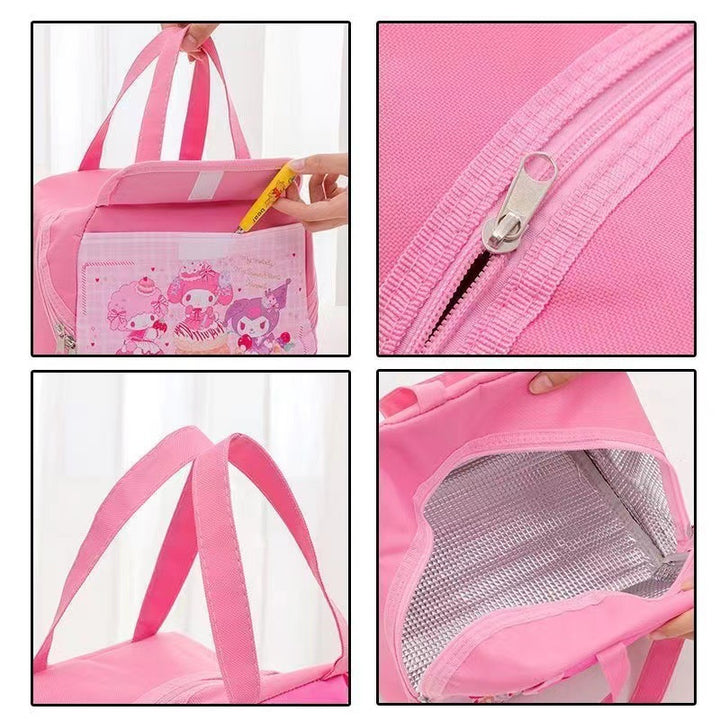 Cartoon-Themed Insulated Lunch Bag Bowlift
