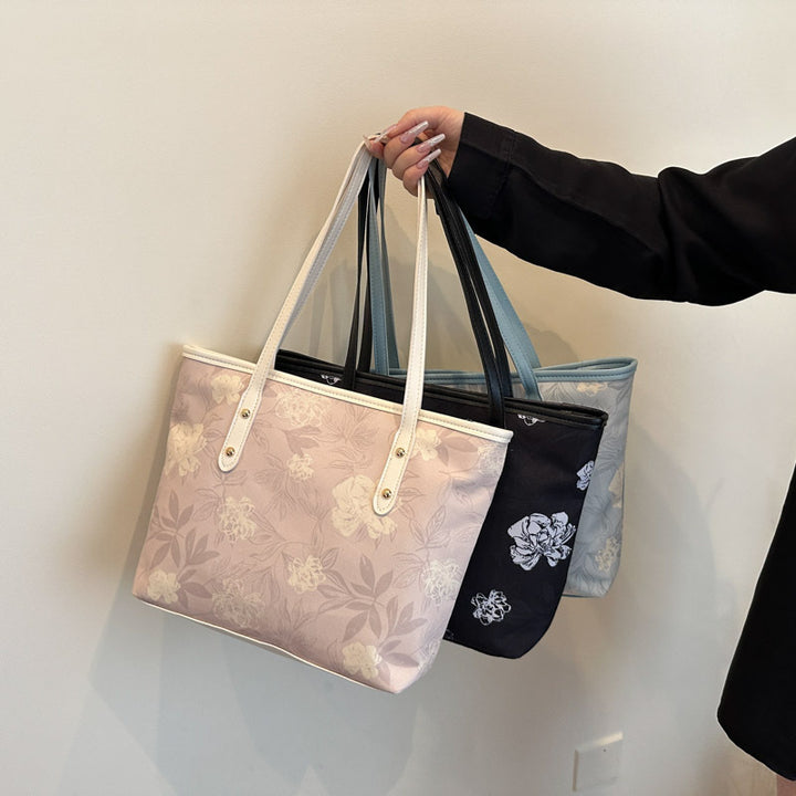 Floral Patterned Tote Bag Bowlift