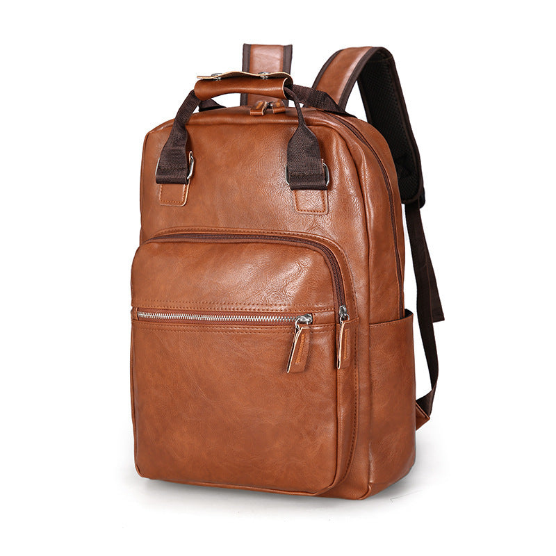 Elegant Backpack Made of High-Quality Leather Bowlift