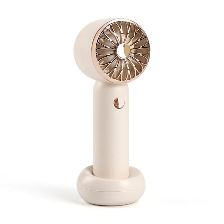 Ladies Portable Hand Fan with Powerful Battery and Stylish Design Bowlift