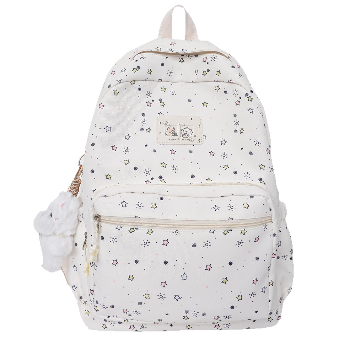 Fun Starry Print Backpack Bowlift