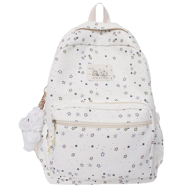 Fun Starry Print Backpack Bowlift