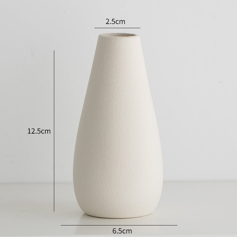 Minimalist Matte Ceramic Flower Vase Bowlift