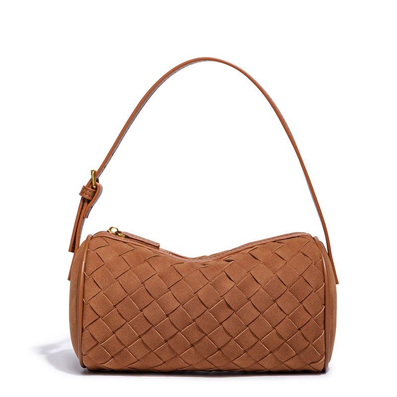 Braided Suede Handbag Bowlift